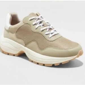 A New Day Memory Foam Tan Athletic Shoes